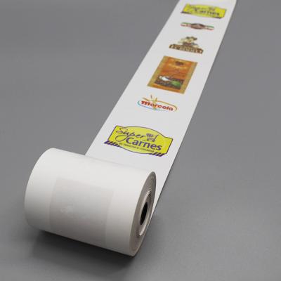 China POS Printer ATM Printer Custom Printed Thermal Paper 48-70g 57mm*50mm for sale