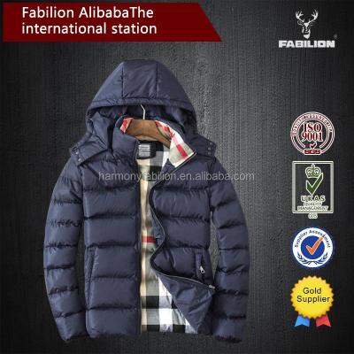 China Original Simple Men's Winter Breathable Luxury Foreign Expert Trade Plus Size Thick Jacket for sale