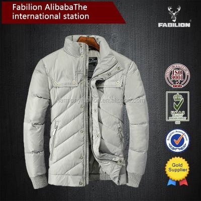 China 2017 Classic Style Stand Collar Breathable Thickening Winter Warm Black Reflective Jacket for sale