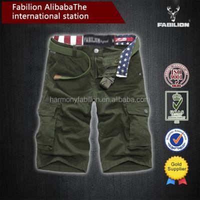 China Anti-pilling men's pants in larger sizes 2017 summer new design half cargo shorts men's pants for sale