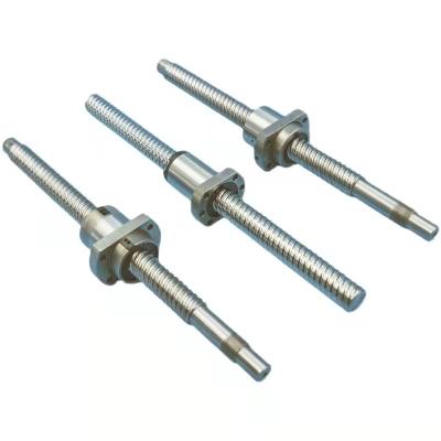 China Factory Stainless Steel Worm Gear Nut Ball Screw CNC Linear Guide Ball Rotating Screw for sale