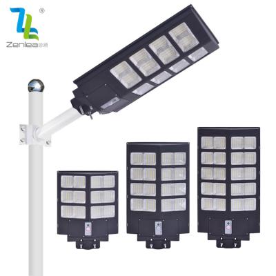 China Ultra Bright Road ABS Ip65 Outdoor Waterproof Road Street Light 300w 400w 500w Integrated All In One Led Solar Street Light for sale