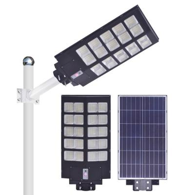 China ROUTE Hot Sale Ip65 ABS Waterproof Outdoor Street Light 300W 400W 500W Integrated All In One Led Solar Street Light for sale