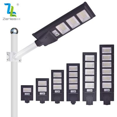 China ROAD ZENLEA High Lumen Ip65 50W Outdoor Waterproof 100W 150W 200W Integrated All In One Solar Led Street Light for sale