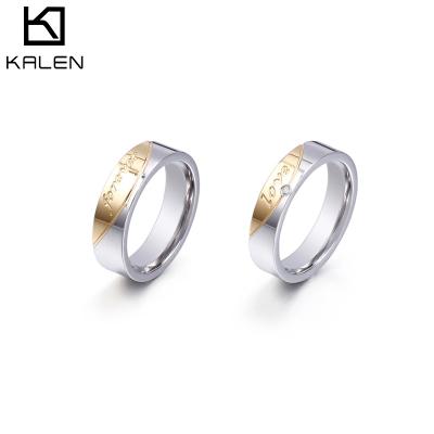 China Fashion Women Ring Blanks Stainless Steel Jewelry Display Custom Ring for sale