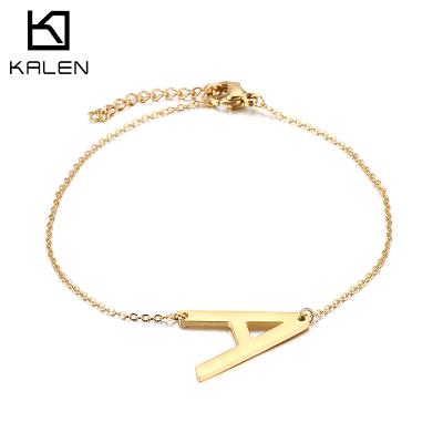 China TRENDY Fashion Bracelet Fait Main Chain Bracelets For Women Bracelets Artificial Gold Plated for sale