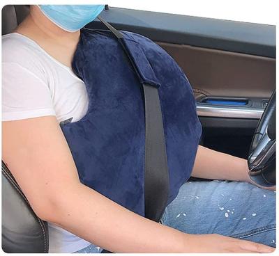 China Portable Mastectomy Post Surgery Pillow Chest Protector Support Breast Cancer Recovery Seat Belt Pillow for sale