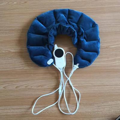 China Polyester Calming Weighted Neck Wrap Wireless Heating Pad with Switch for Relief Neck and Shoulder Tension for sale