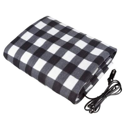 China Keep Warm Electric Heated Blanket Winter 12V Travel Cold Weather Keep Warm Car Heating Blanket for sale