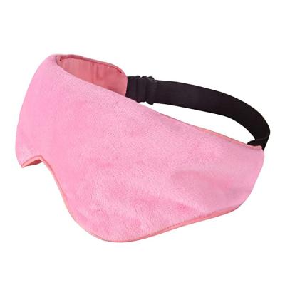 China Cotton Soft Breathable Cotton For Sleep Removable Inner Weighted Eye Mask With Adjustable Elastic Strap for sale