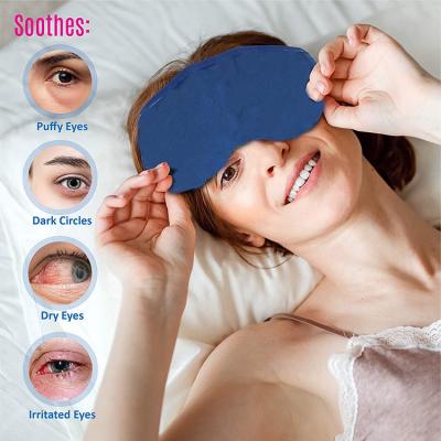 China Pearl Hot And Cold Therapy Eye Sleep Compress Weighted Eye Mask For Men And Women for sale