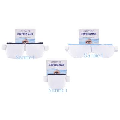 China Fast Relief Dry Eye Polyester Temporary And Effective Microwave Activated Moist Heating Eye Mask for sale