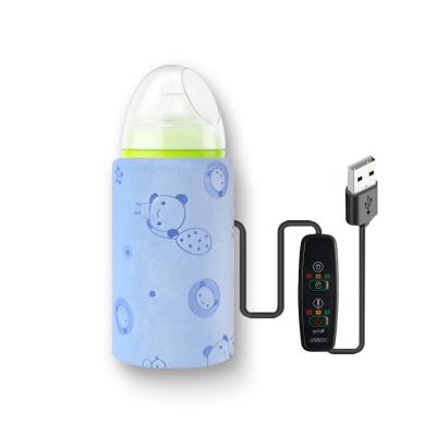 China Diamond Velvet Outdoor and Diamond Velvet Timing Adjustment Temperature Night Insulation Bottle Passionate Infant Warmer for sale