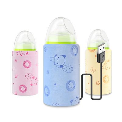 China Diamond Velvet Outdoor Warmer Blanket Constant Temperature Diamond Velvet Portable Infant Feeding and Night Insulation Bottle Keep Bottle Warmer for sale