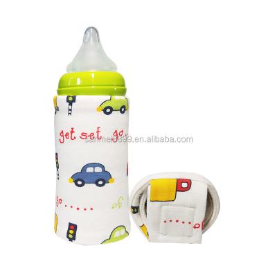 China Cotton Customized Portable Travel USB Baby Milk Bottle Warmer for sale