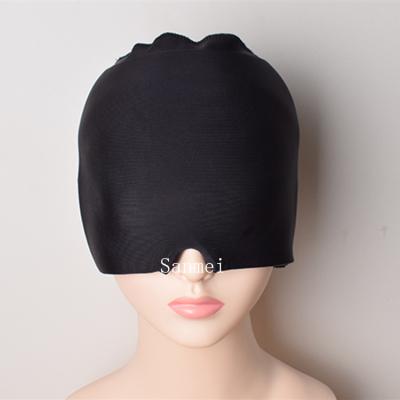 China Accept Hot and Cold Compress Gel Therapy Headache Hat Migraine Relief Ice Cooling Cap Customized Size for sale