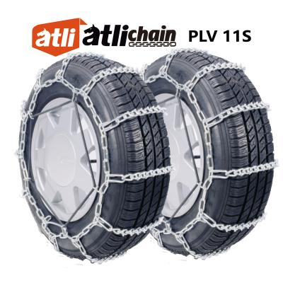 China ATLI Passenger Car Zinc Plated Steel V-Bar Snow Chain For Passenger Car With Icebreaker for sale