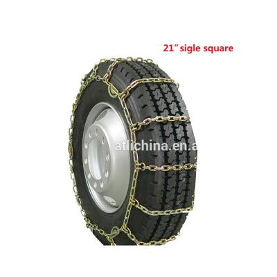 China Tire Protection Chain Atli Square Straight Link Alloy Truck Snow Chain Factory for sale