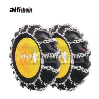 China Large Double Ring Tractor Chains For Sale Anti Jump Ladder Alloy Link ATLI 2 Truck And Tractor Tire Chains Pliers Tool for sale