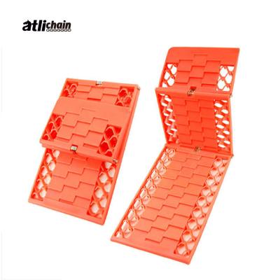 China PP Traction Aid Tracks Non-slip Car Off Type Portable Car Vehicle Tire Grip Recovery Tracks Crawler Traction Mat Pad Sand Ladder for sale