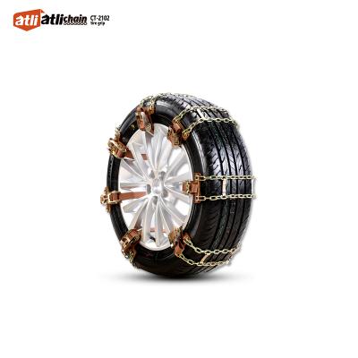 China ATLI EC-6055 Car Flexible Universal Adjustable Auto Spare Tire Non-Skid Snow Chain for sale