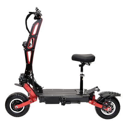 China 2022 100km/h 2 wheel design replaceable battery 6000w e-scooter unisex hot selling foldable electric scooter for adult for sale