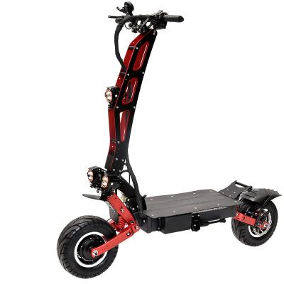 China Dual E Scooter 100KMH 6000W 13Inch Fat Tire Big Tire Wheel Unisex E-scooter Powerful Dual Motor Long Range Pure Air Electric Scooter for sale