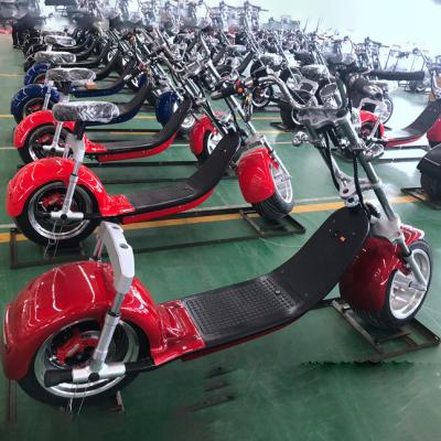 China Long Range 1500w 2000w Unisex Wholesale Fat Tire Motorcycles EEC COC Spot EU Electric Scooter Citycoco for sale