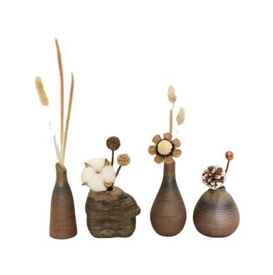 China Asian Zen Retro Zen Dried Flower Vase Four In One Piece for sale