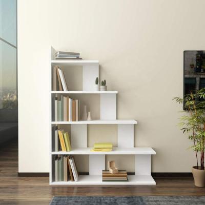 China Multifunctional Modern Ladder Bookshelf Accent Bookcase Display Rack Bedroom Shelf for sale