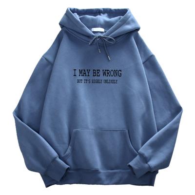 China Anti-wrinkle spring and winter high quality letter printed girls with fleece long sleeve loose hoodies loose casual hoodie coat for women for sale