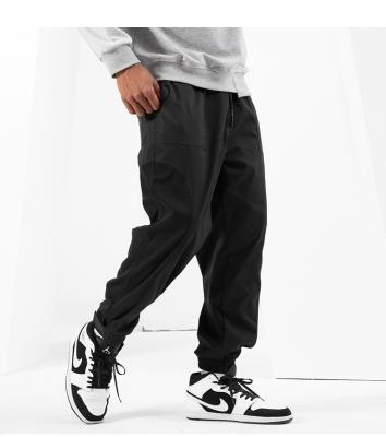 China High Quality Anti-wrinkle 2022 Spring/Fall 2022 Cotton New Custom Embroidered Logo With Straight Cloth Pants Leg Sweatpants Men for sale