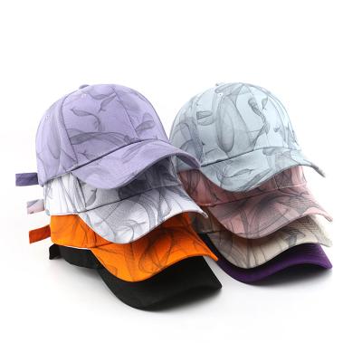 China 2022 Popular COMMON Fashion Hats Tie Dye Sports Hats Gorras Design Outdoor Baseball Caps For Man And Women for sale