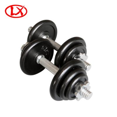 China Chrome China Manufacturer Weight Lifting Equipment Home Fitness Adjustable Use 15KG 20KG 50KG Dumbbell Set for sale