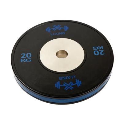 China Commercial Competition Barbell Equipment Gym Use Bumper Plates for sale