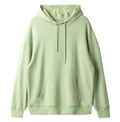 China Anti-Wrinkle Hip Hop With Solid 100% Heavy Olive Pullover Oversize Dropped Shoulder Fleece Cotton Hoodie Swag Hoodies For Men for sale