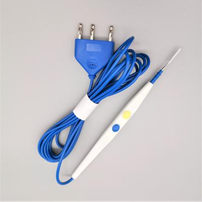 China Disposable electrosurgical cutting and coagulation cautery pencil diathermy pencil for sale