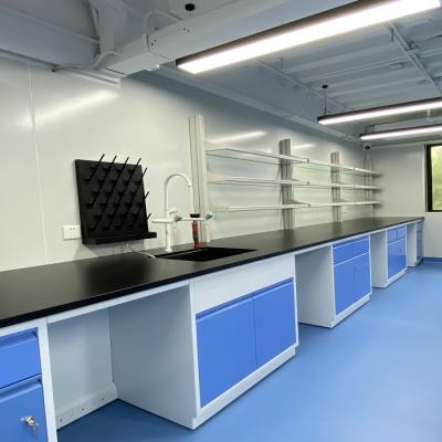 China High Quality Steel Commercial Furniture Laboratory Furniture Island Bench Wall Bench zu verkaufen