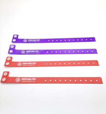 China China Letters Theme And Technique PVC Printed Cheap Wristband for sale