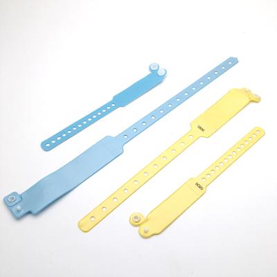 China China Hospital Use Mother And Baby ID Series Number PVC Wristbands for sale