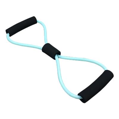 China Polyester Cloth Yoga Elastic Band 8 Word Pull Rope Expansion Chest Eight Character Elastic Pull Rope for sale