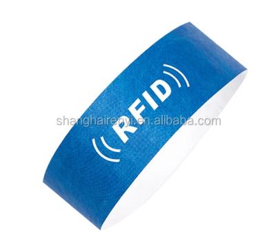 China China Customized Disposable Waterproof Tearproof Party Festival Club Event Printing Tyvek Paper Wristbands Wristbands for sale