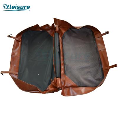 China Brown Outdoor Square Furniture Replacement Custom Spa Cover For Acrylic Spa For Massage Spa for sale