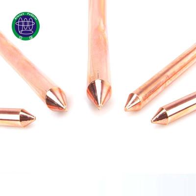 China Copper Layer And Steel Core Standard 0.254mm Copper Layer Grounding Electrode for sale