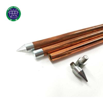 China Copper Layer And Steel Core Copper Bonded Steel Ground Rod for sale