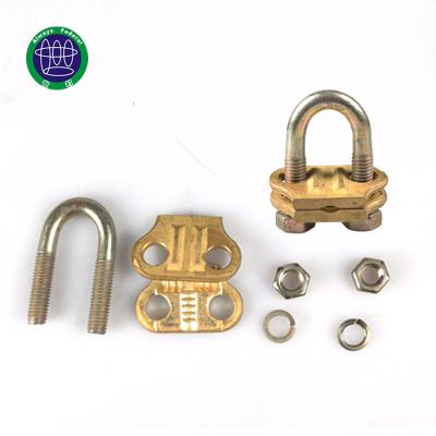 China Convenient connection; Good electrical conduction; Melt Rod Copper U Bolt Flange for sale