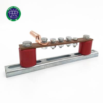 China Copper Clad or Copper Clad High Quality Grounding Copper Bus Bar for sale