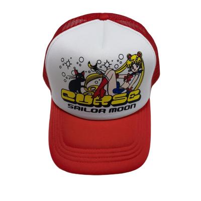 China breathable & High Quality Customized Waterproof Five Panel Trucker Hat Foam Hat Embroidery Printing Heat Transfer Patch for sale