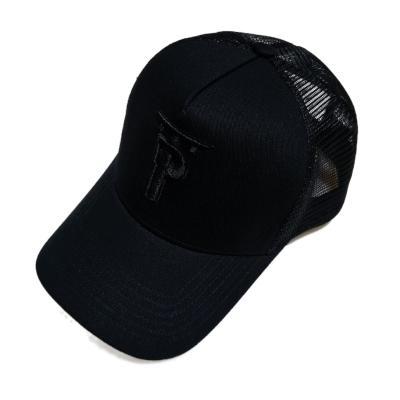 China COMMON High-end Customized High-end Customized Cotton Embroidery Logo Mesh Six-panel Trucker Hat for sale