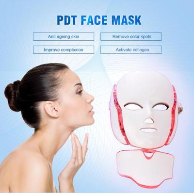 China Skin Tightening 7 Colors Led Phototherapy Beauty Mask Pdt Led Pdt Photon Light Skin Facial Beauty Led Face Masks for sale